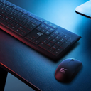 Combo Mini Clavier et Souris Optique Ultra Mince Blanc