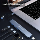 Hub USB-C 8-en-1 Wowssyo